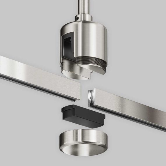 Крепление потолочное Medium 360мм с прямым коннектором питания Maytoni Technical TRA158C-IPCL1-PT