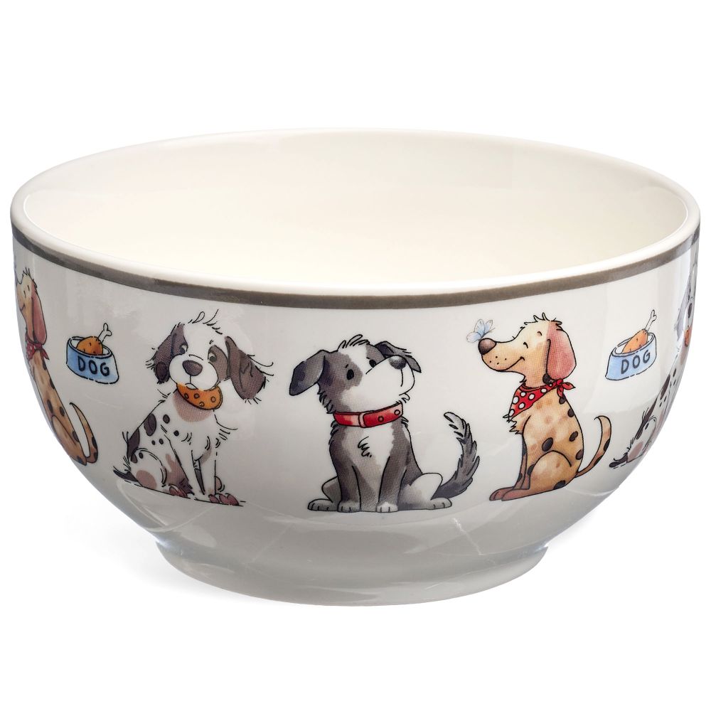 НАБОР ДЛЯ ЗАВТРАКА LEFARD "DOGS", 2 ПР.: САЛАТНИК 500МЛ, КРУЖКА 345МЛ