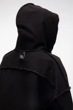 Худи Kraizy Stripes Zip Logo Heart черный