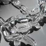 Горный хрусталь натуральный, льдинки, 18*9мм