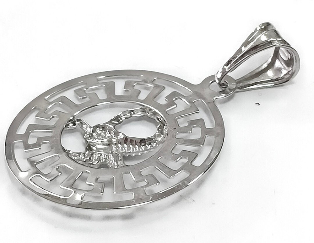 Ювелирная подвеска из серебра с позолотой Скорпион