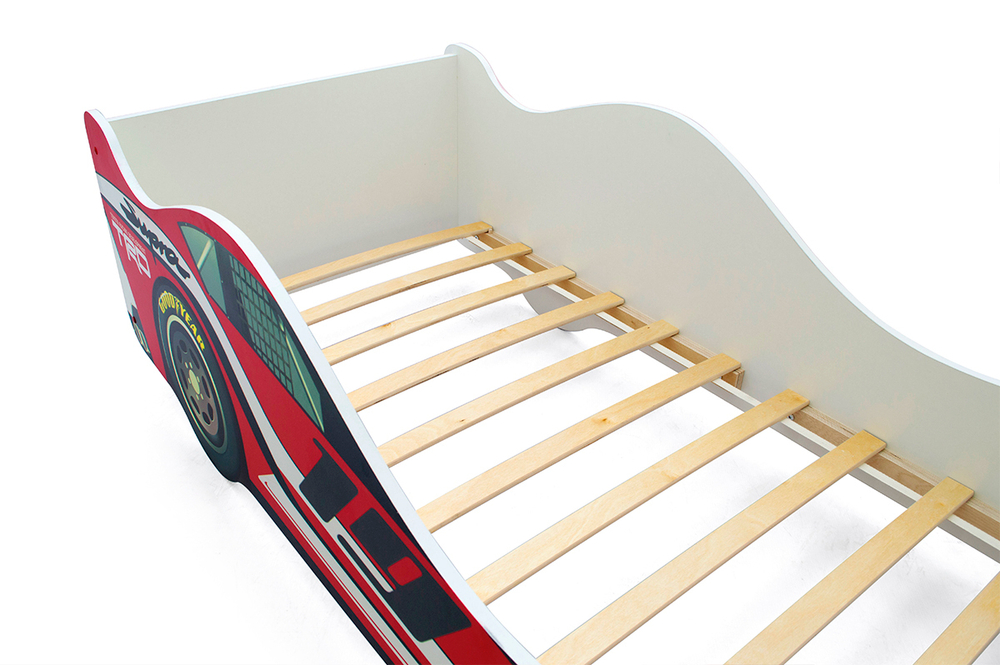 Кровать-машина Бельмарко Супра красная