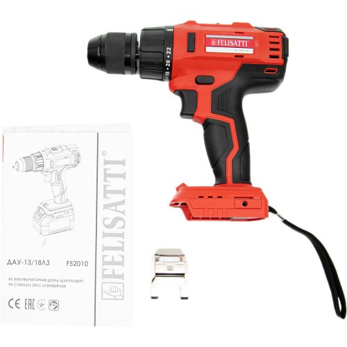 Дрель аккумуляторная FELISATTI ДАУ-13/18Л3   5704.5.0.10