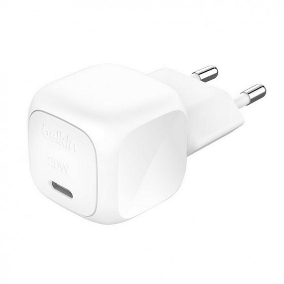 Сетевое зарядное устройство Belkin Compact USB-C Wall Charger 20 Вт (WCA009kqWH) White