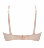 Телесный бюстгальтер Sublime с мягкими гипюровыми чашками (Размер: 80E) (Цвет: телесный)