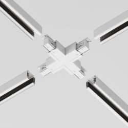 Коннектор Х-образный для трехфазного шинопровода Maytoni Trinity TRA005CX-31W