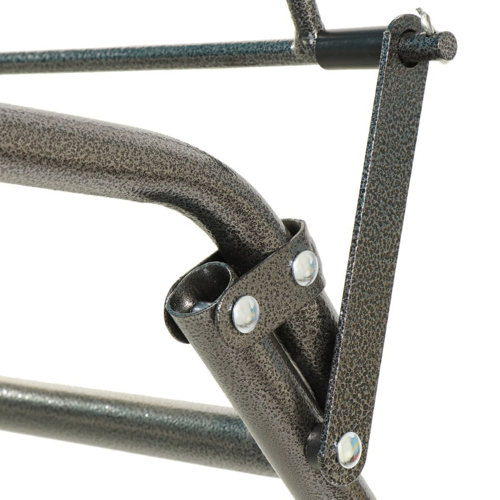 Шезлонг пляжный металл, 153х60х80 см, 100 кг, 2 положения спинки, голубой, Green Days, YTBC051-16-4535