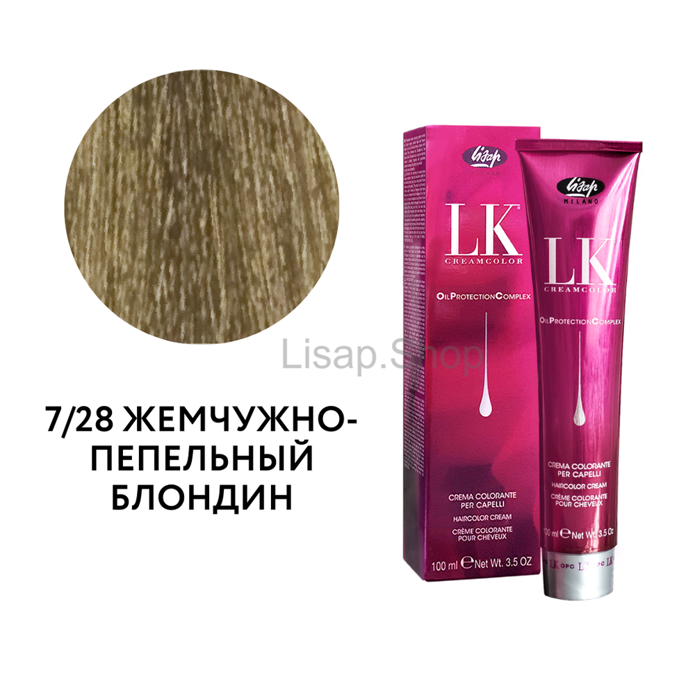 Перманентный краситель для волос "LK Oil Protection Complex" (100мл)