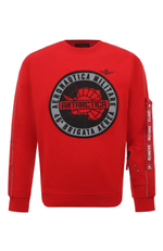 Свитшот муж. AERONAUTICA 1814 красный Антарктика