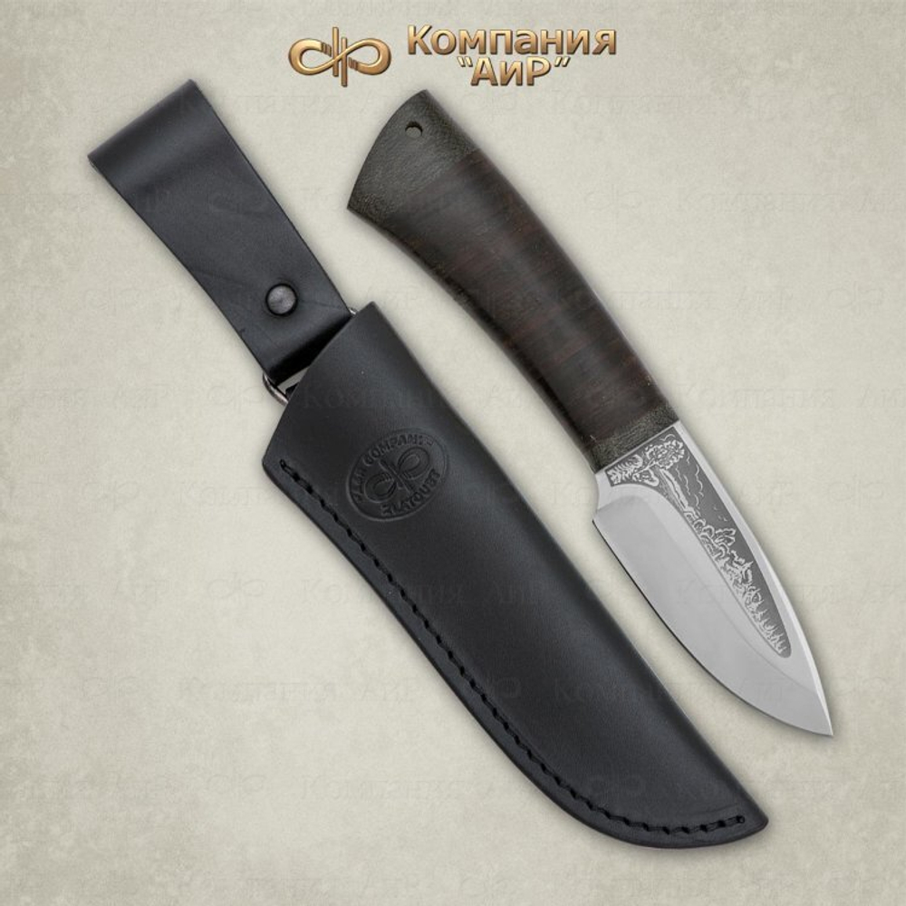 Нож АиР Добрый (кожа, 95х18)
