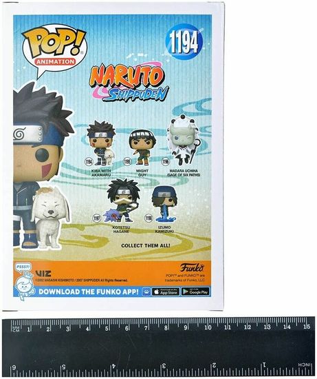 Фигурка Funko POP! Animation Naruto Shippuden Kiba w/Akamaru (1194) 49804
