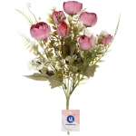 Искусственные цветы «Летнее вдохновение» Пионы 28см цвет пыльно-розовый