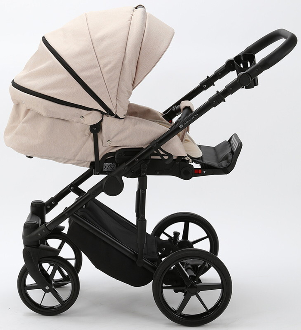 Детская коляска Adamex Zico 2 в 1 Z-TK20 СВ.БЕЖ.ТК