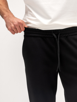 Брюки спортивные прямые теплые. Уголь