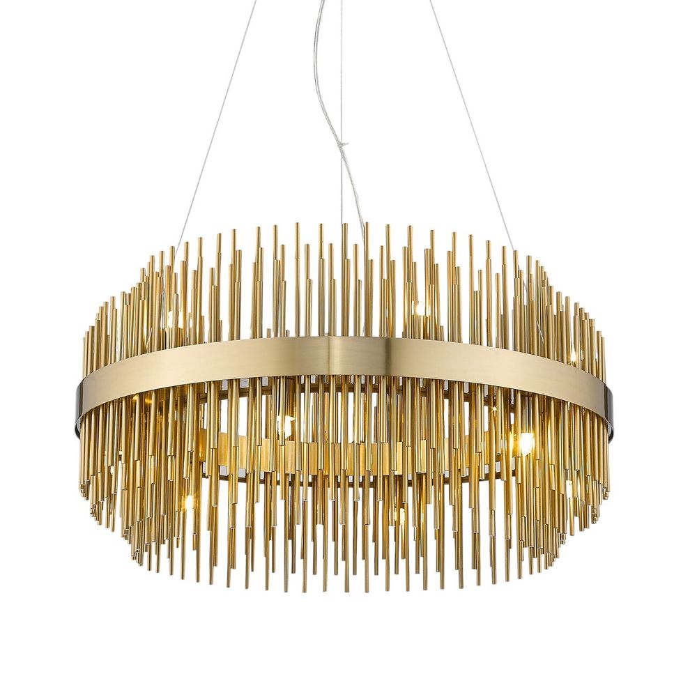 Люстра P68082-12 ant. brass