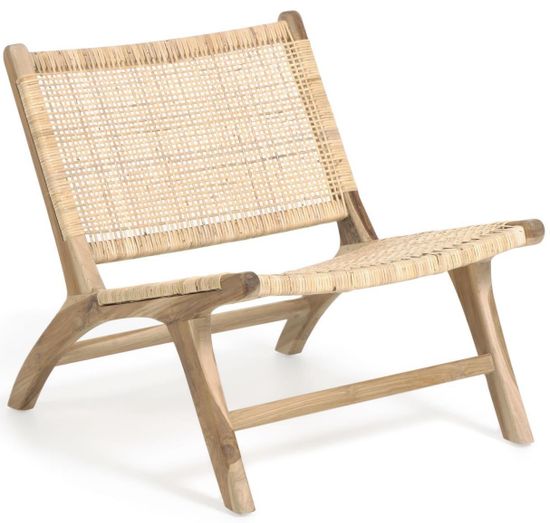 Кресло Beida из массива тика La Forma Испания 