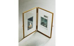 Zara Home Фоторамка из стекла, цвет прозрачный, 25 см