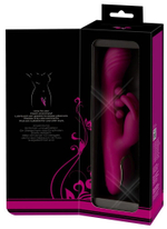 Лиловый вибратор-кролик 2 Function Vibrator Squirting - 22,5 см. (Цвет: лиловый)