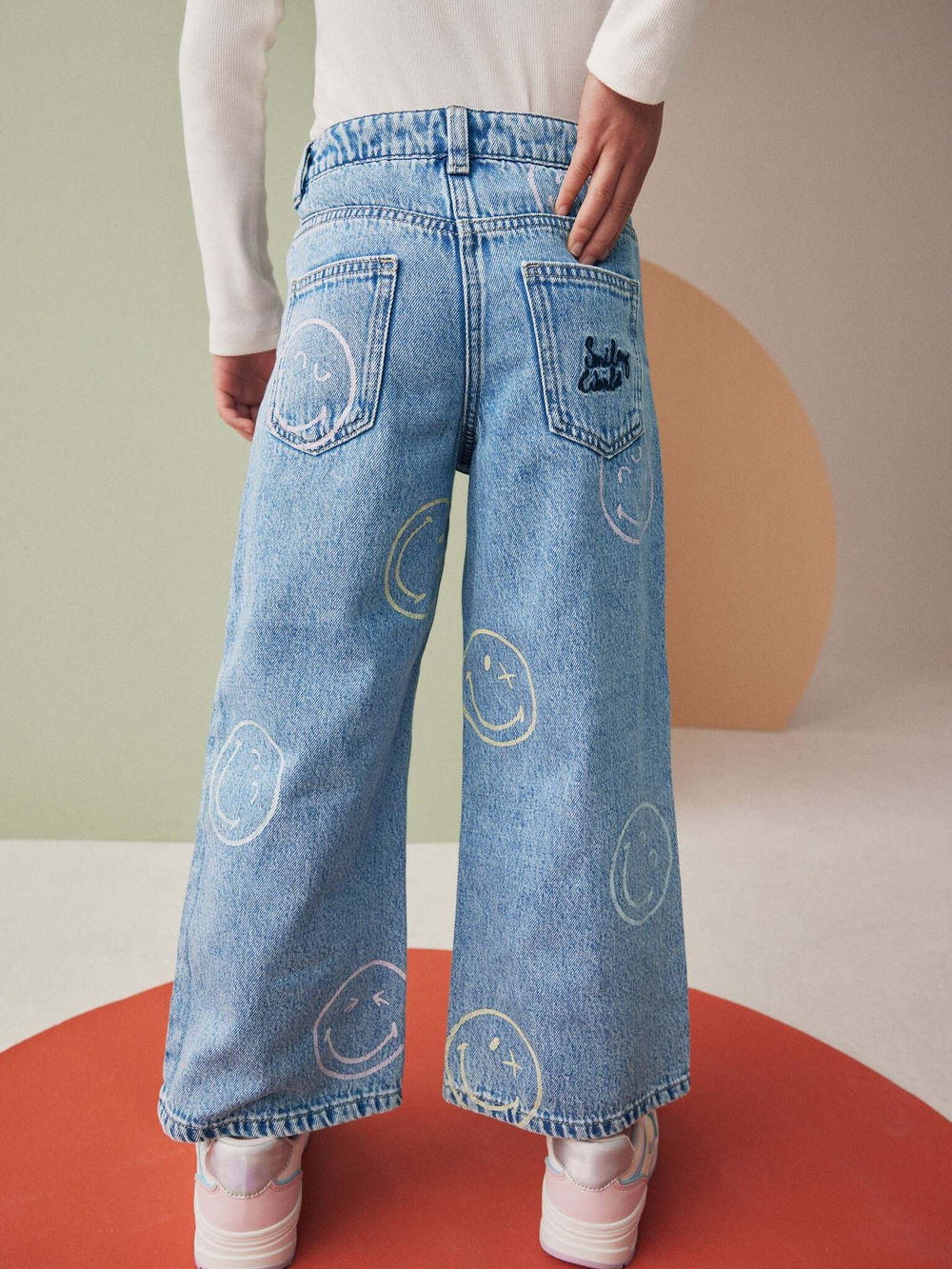 Джинсы для девочки Next K91-542, Синий