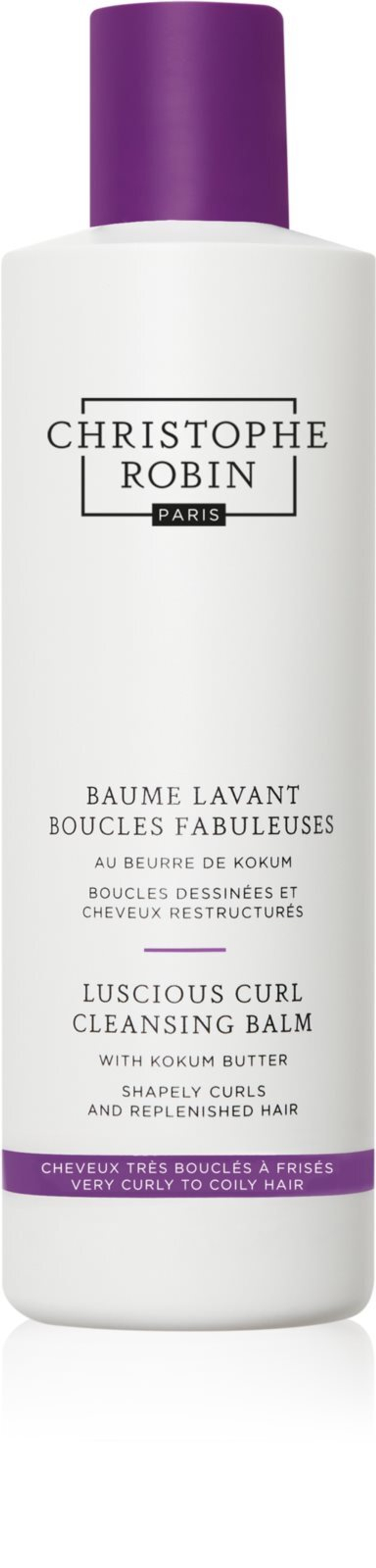 Christophe Robin Luscious Curl Cleansing Balm with Kokum Butter - очищающий бальзам для кудрявых и волнистых волос /   250  ml  / GTIN 5056379589726