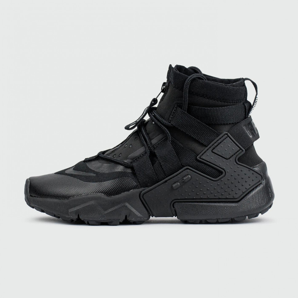 кроссовки Nike Air Huarache Gripp Triple Black Wmns