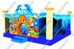 Коммерческий надувной батут "Подводный мир"