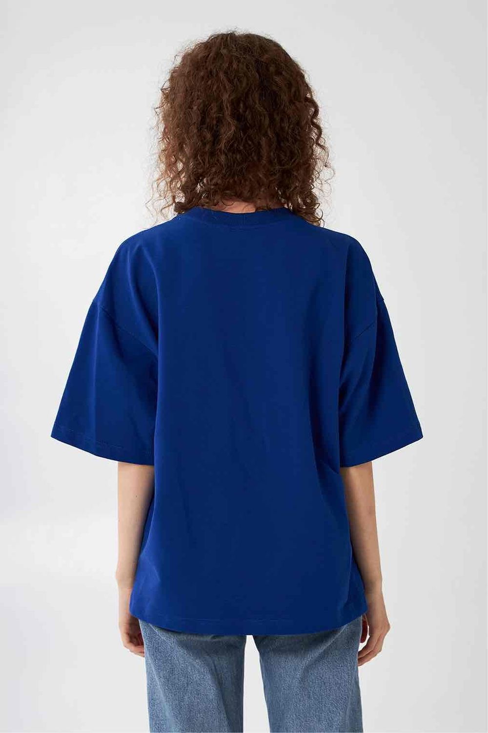 Футболка HELGI INGVARR Аспид Синяя