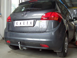 Оцинкованный фаркоп на Kia Venga 2010-2017 (без электрики), Galia K035C