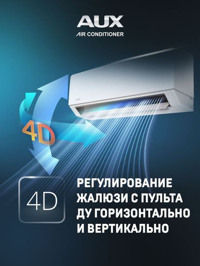 Настенная сплит-система AUX ASW-H07A4/BA-R2DI + AS-H07A4/BA-R2DI, белый