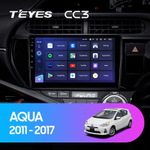 Teyes CC3 9" для Toyota Aqua 2011-2017 (прав)