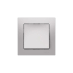 ATLASDESIGN 1-клавишный ВЫКЛЮЧАТЕЛЬ, сх.1, 10АХ, в сборе, быстрозажим. клем., АЛЮМИНИЙ