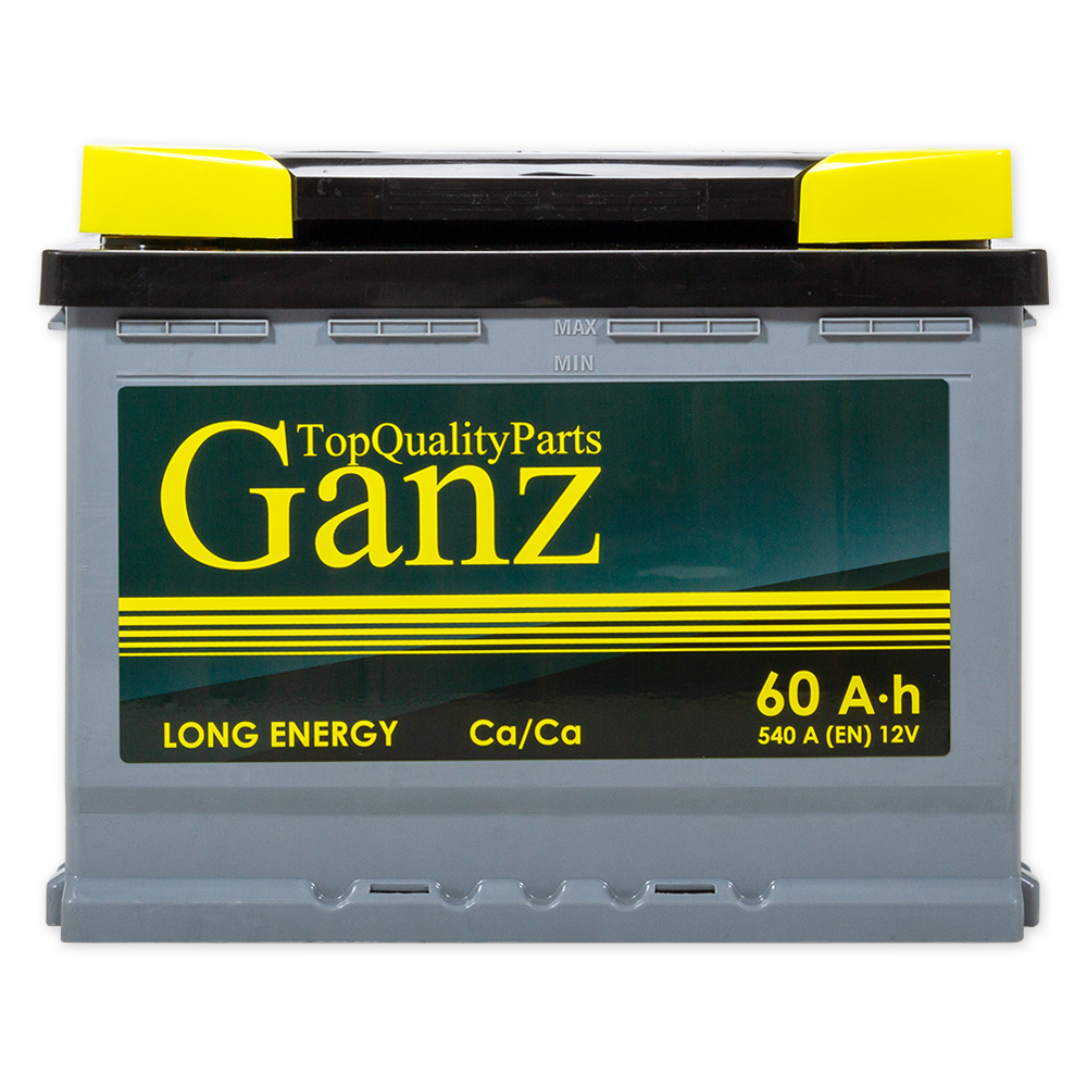 Аккумулятор GANZ Standart 60 А/ч обратный R+ 242x175x190 L2 EN 540 А