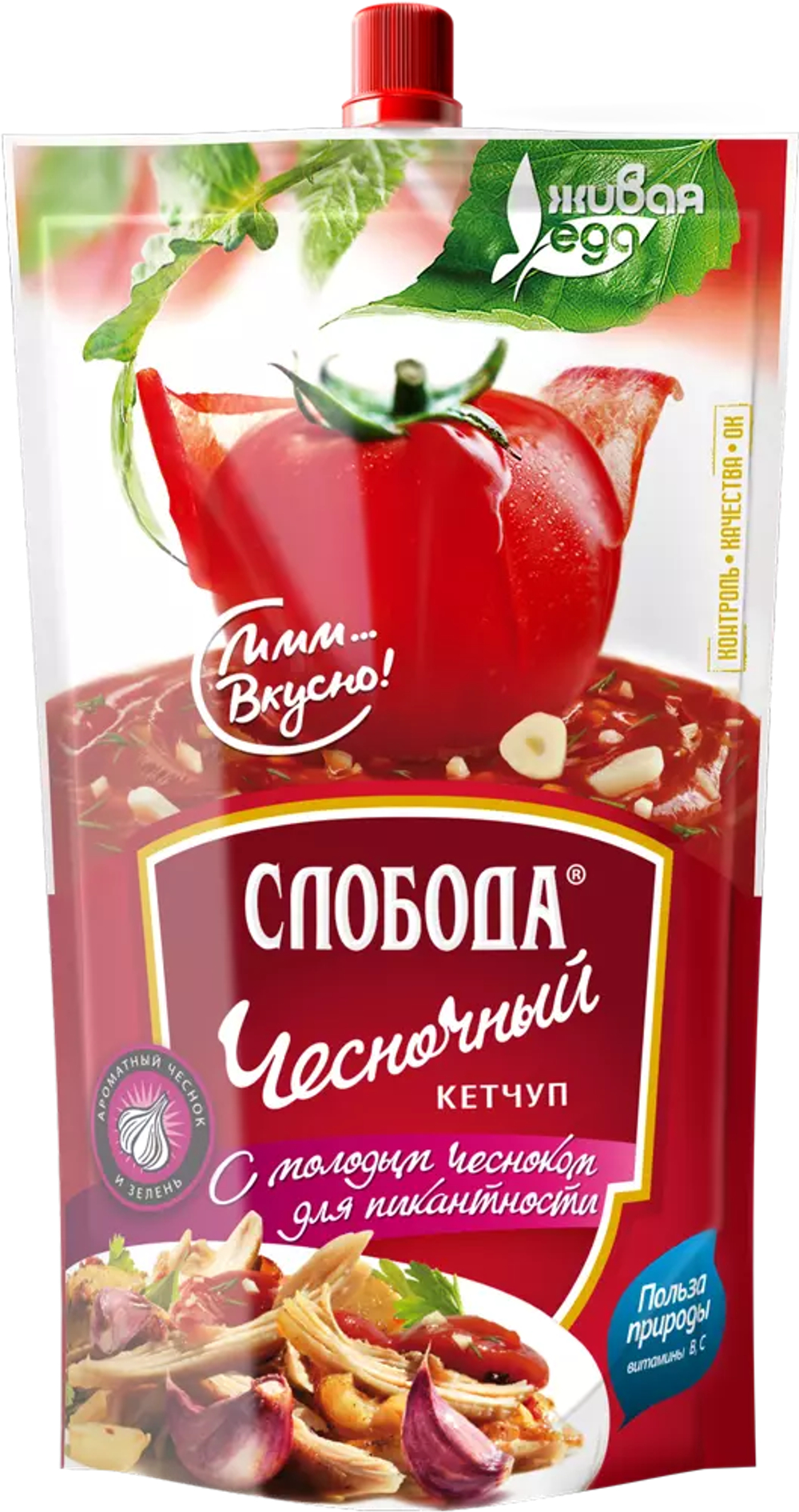 Кетчуп "Слобода" Чесночный 320гр