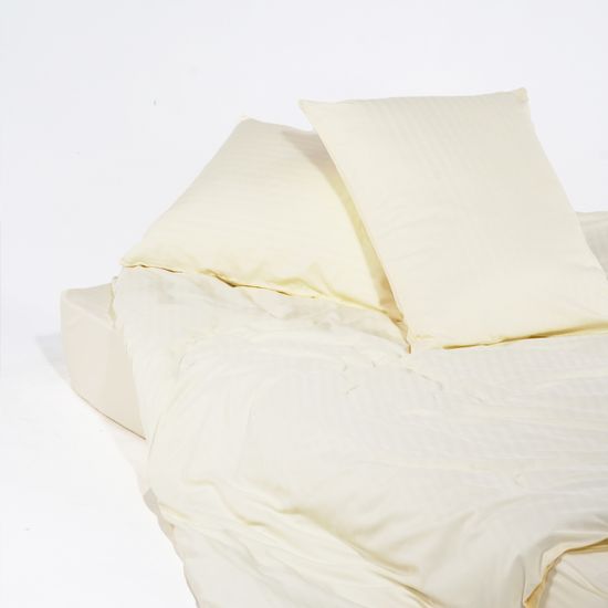 Наволочка  Ivory ,  страйп  полисатин  50x70 ,  HOMY