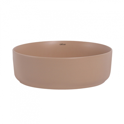 Раковина накладная ABBER  Bequem AC2108MBB бежевая матовая