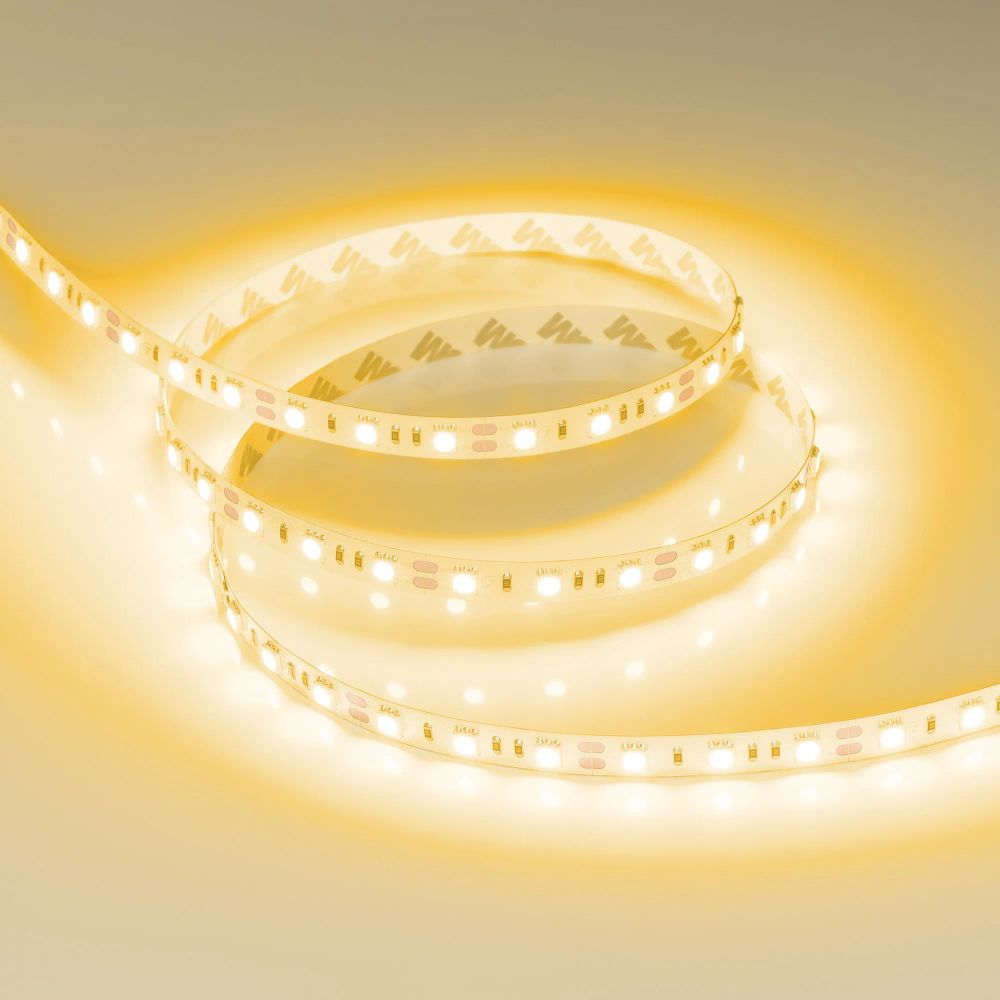 Светодиодная лента RT-B60-10mm 12V Yellow (14.4 W/m, IP20, 5060, 5m) (Arlight, Открытый) 012342(2)