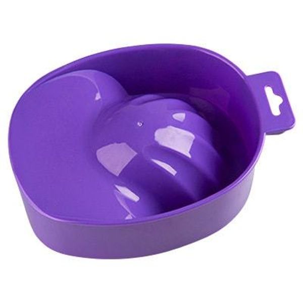 Ванночка для маникюра пластиковая Фиолетовая