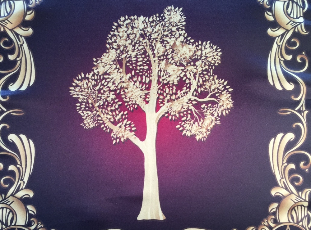 Платок Викканское дерево Могущество природы