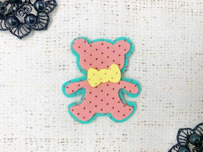 Декоративный пришивной элемент, р. 5,3х5,8 см