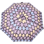 Зонт женский полуавтомат «Ultramarine- Маниока», микс 6 цветов, 8 спиц, d-100см, длина в слож. виде 28см, голубые цветы