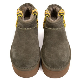 Ugg Classic Ultra Mini Braid Platform Burnt Olive