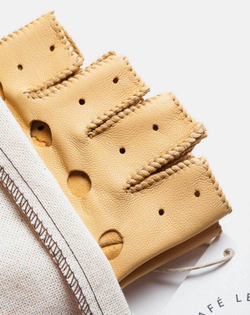 Водительские перчатки Cafe Leather Triton Driving Fingerless Gloves