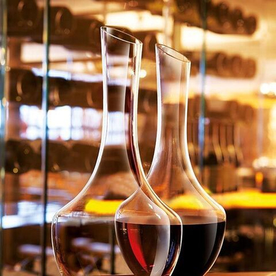 Декантер «Оупэн ап»;хр.стекло;1,4л;D=44,H=314,B=145мм;прозр. (Цвет: прозрачный)