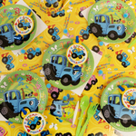 Язык-гудок «Синий трактор, С Днем Рождения!», 6 шт