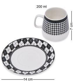 GAEM Art MUG-426/2 Набор из 6 чайных пар