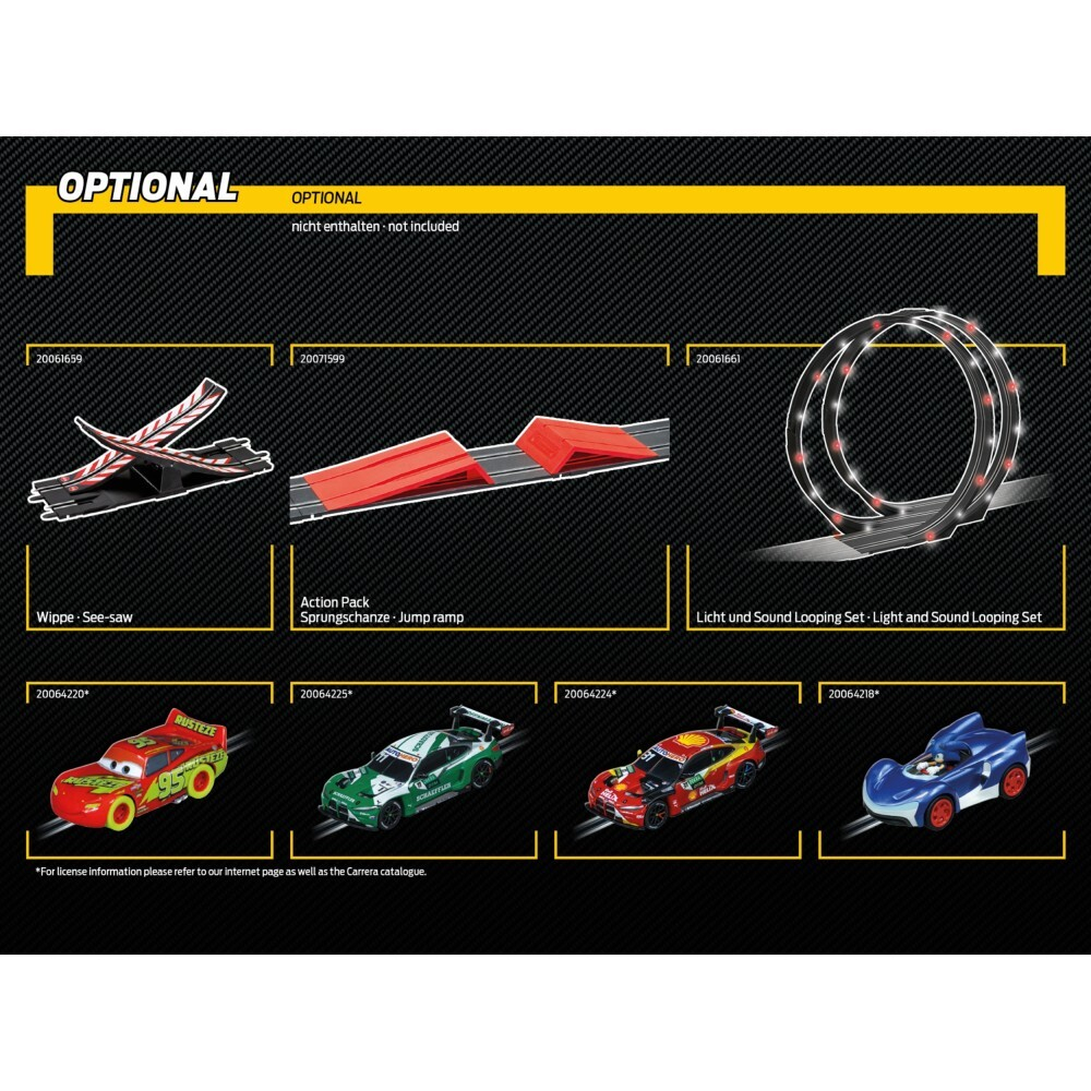 Carrera GO!!! - Автотрек Nascar 4,9 м + 2 машинки 62582 / артикул   62582  / GTIN 4007486625822