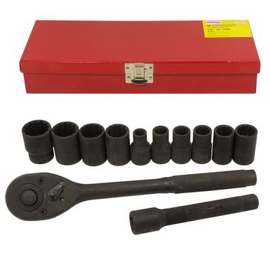 Набор инструментов ударных 12пр. 1/2''(12гр.)(10-24мм) WMC TOOLS WMC-4122-9