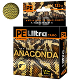 Плетеный шнур для рыбалки AQUA PE Ultra ANACONDA CAMO Desert