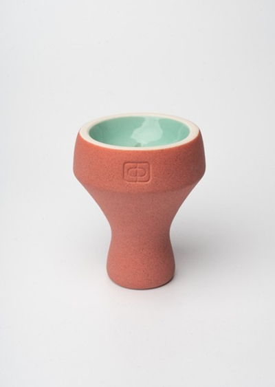 Чаши Форма Турка Бетон - красный/салатовый