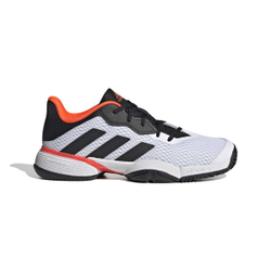 детские Кроссовки теннисные Adidas Barricade K - cloud white/core black/solar red